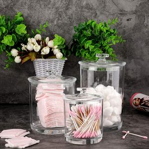 Recipiente de Almacenamiento Acrílico Transparente Hermético, Recipiente Redondo Sellado para Alimentos con Tapa para Exhibición de Dulces y Productos Secos - Product Image 4