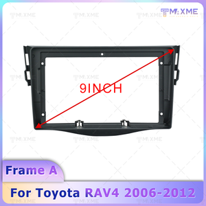Xe Đa Phương Tiện Máy Nghe Nhạc Stereo Khung Cho 2006-2012 Toyota Rav4 Tự Động Phụ Kiện 9Inch Bảng Điều Khiển Cài Đặt Lại Khung - Product Image 4