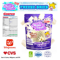 Crème glacée lyophilisée Minicrush vente en gros crème glacée lyophilisée personnalisée de haute qualité bonbons croustillants saveur vanille