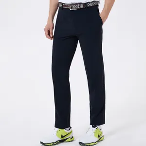 Celana Golf Pria Grosir, Pakaian Golf Klasik Pria Elastis, Celana Golf Santai Ringan Bersirkulasi dengan Saku