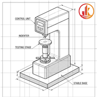 Reliable & Durable HRD-150C Motorized Rockwell Tester: Eliminate Human Error in Professional Laboratories