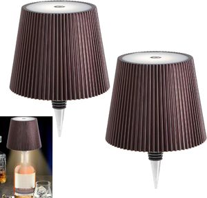 Thiết kế mới LED chai bảng ánh sáng pin xách tay không dây nhà hàng ăn uống phòng ngủ có thể sạc lại chai rượu vang Đèn bàn - Product Image 2