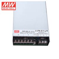 Alimentation à découpage Mean Well série RSP-500 500W, type encastré, sortie simple 3.3V/4V/5V/12V/15V/24V/27V/48V