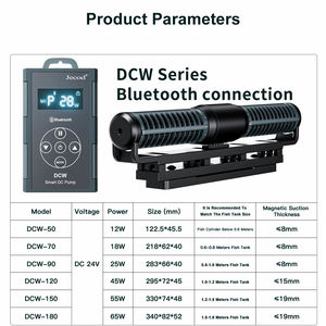 Jebao Jecod Pompe à flux croisé Bluetooth Pompe à flux de circulation pour aquarium Aquarium Conversion de fréquence Pompe à eau DCW ultra-silencieuse - Product Image 6