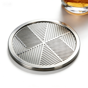 Sous-verre métallique usiné CNC OEM/ODM - Tapis de table personnalisé, approvisionnement en gros direct usine - Product Image 2