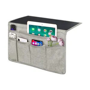Seenda — trépied de chevet 6 poches, support pour télécommande, tablette, téléphone, lunettes, iPad, matelas pliant et canapé