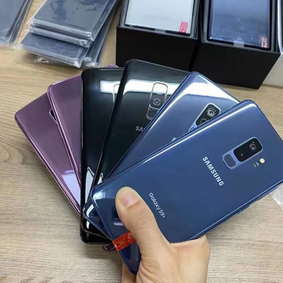 Оптовая продажа бывших в употреблении мобильных телефонов для samsung Galaxy s9 + s9 plus Android, б/у разблокированные оригинальные