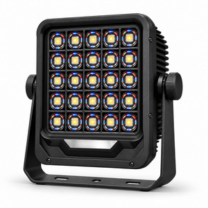 Matrice LED Blinder 5x5 25x30W Blanc Chaud COB avec Anneau de Pixels RGB DMX512 Panneau Matriciel Statique Doré pour Concert - Product Image 2
