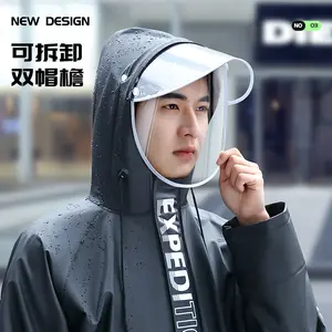 Beimei PVC Printed Raincoat 2023 Reusable Motorcycle Waterproof Raincoats For Men For Adult