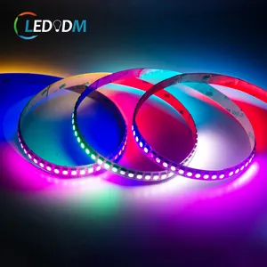 Bande numérique à LED ws2813b 60/144LED Adressable Magic 5V RGB Led Pixel Strip light