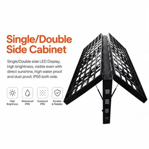 Écran LED publicitaire double face AF4 Access Flip up RGB P4, mur vidéo LED IP65 - Product Image 4