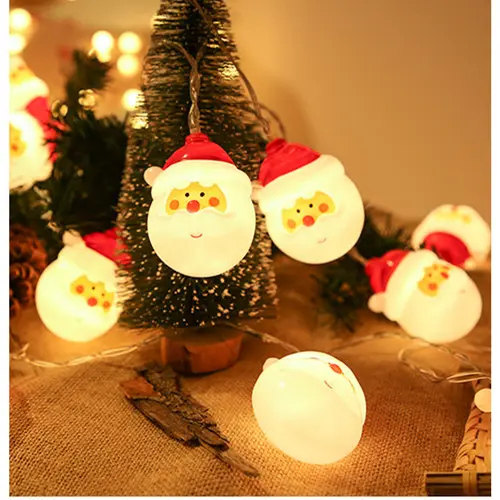 Новинка, Лидер продаж, светодиодный фонарик с питанием от батарейки Санта-Клауса, <span class=keywords><strong>снеговик</strong></span>а, Рождественское украшение
