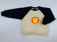 Sweat-shirt d'Halloween pour enfants, motif personnalisé citrouille, fantôme, araignée, col rond, pour bébés garçons et filles