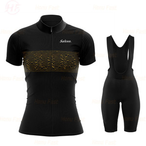 Dames Racefiets Fietskleding Set Ademend Snel Droog <span class=keywords><strong>Jersey</strong></span> En Gewatteerde <span class=keywords><strong>Shorts</strong></span> Mtb Outfit Voor Racen Of Training - Product Image 5