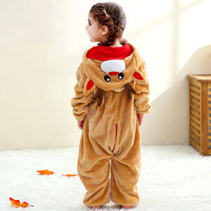 Disfraz de Ciervo de Peluche Michley, Mono Cálido <span class=keywords><strong>para</strong></span> Niñas, Diseño con Capucha <span class=keywords><strong>para</strong></span> Halloween - Product Image 6