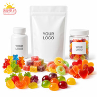 Vitamine Gummies met vruchtensap, OEM Private Label, met uitbarstende vruchtensmaak voor kinderen, 60 stuks