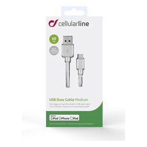 Cavo Lightning Certificato Apple Mfi Blanc 0,6m USBDATA06MFIIPHW - Product Image 2