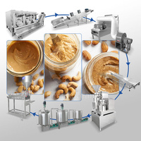 Ligne automatique de beurre de cacahuète de l'usine de production de pâte de noisette à petite échelle OCEAN