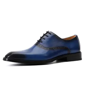 Hot Wholesale Goodyear And Blake Formal Luxurious Mens Designer Shoes Italy Imported Leather Dress Shoes Men