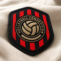 Patch de logo de marque 3D en relief personnalisé en TPU pour l'impression par transfert thermique sur T-shirts, vêtements de sport et maillots