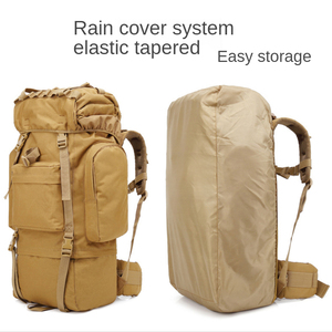 Custom 45L Nylon Tactical <b>Backpack</b> with Multiple Color Options Zipper Closure Featuring Polyester Lining Custom Logo OEM - Product Image 5