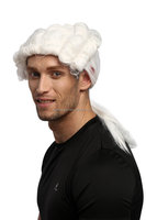 Perruque synthétique résistante à la chaleur pour hommes, dreadlocks, cheveux longs, ondulés pour la fête, cosplay, perruques marron clair et hautes pour femmes des années 80