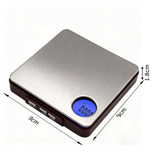 <strong>High</strong> Precise Digital Pocket Jewelry <strong>Scale</strong> 0.01g Weight LCD Display Battery-Powered Maximum 1kg <strong>Recommendation</strong> Silver 200g - Product Image 1