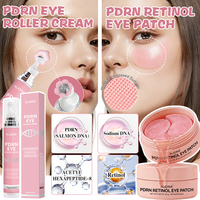 Patchs en gel rose coréens anti-âge au PDRN de saumon et au rétinol pour les yeux gonflés et les cernes