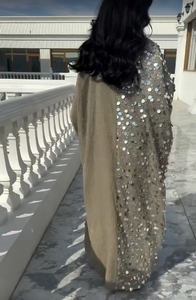 Abaya <span class=keywords><strong>de</strong></span> Luxe Personnalisée <span class=keywords><strong>de</strong></span> Dubaï, Nouvelle Collection 2026, Broderie <span class=keywords><strong>de</strong></span> Paillettes, Vente Chaude, Élégante, pour Musulmanes, Décontractée et <span class=keywords><strong>Prière</strong></span> 66 - Product Image 4