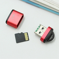 Adaptateur de carte SD TF USB 2.0 mini en métal pas cher pour ordinateur