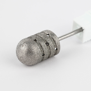 Pedicure Foot Polishing Silver Diamond Stainless Steel <b>Nail</b> <b>Drill</b> <b>Bit</b> Dead Skin Milling Cutter Large Barrel Cuticle Cleaner - Product Image 5