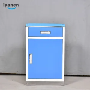 China Wholesale Plastic Abs Material Hospital Furniture Type Table Storage Hospital Bedside Cabinet