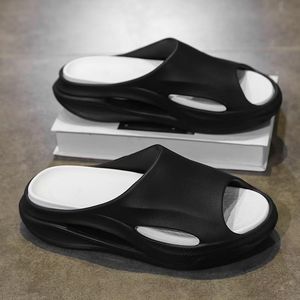 2024 Men's Summer <b>Outdoor</b> Casual <b>Slides</b> Sandals Breathable Flat Platform Soft Lightweight Open Design Beach Sports Hiking EVA - Product Image 5