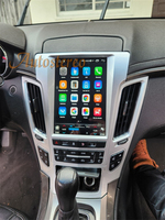 Carplay Android 12 Écran Tesla Navigation GPS pour Cadillac CTS 2007-2012 Unité principale Lecteur multimédia Radio Magnétophone 5G