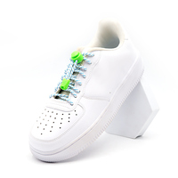 Boucle de chaussure sans lacet Coolstring en plastique robuste avec clip à ressort et double trou pour baskets de course et chaussures décontractées