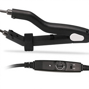 Set de Planchas para Extensiones de Cabello Malayo con Temperatura Ajustable, Herramientas de Unión de Queratina con Tecnología de Fusión para Uso Comercial y Doméstico - Product Image 1