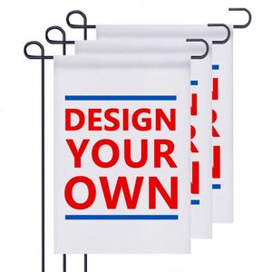 Factory Price Wholesale Custom 12x18in Double-Sided Cloth Garden <b>Flags</b> Anti-Wrinkle Digital Printing Custom Logo Design - Product Image 1