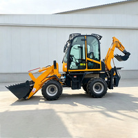 Kleiner Traktor-Baggerlader Frontlader Heckbagger Mehrzweck-Landwirtschafts-Baggerlader