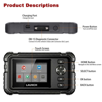 Nouveau LAUNCH 2026 CRP129 HD V2 Scanner pour camions poids lourds 24V avec 7 fonctions de réinitialisation : régénération DPF, réinitialisation huile, codage injecteurs, OBD2