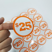 Étiquettes de prix de supermarché à livraison rapide, papier et vinyle autocollants, logo personnalisé, étiquettes de vente au détail pour la promotion
