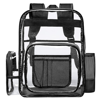 Sacs à dos transparents de sport sacs d'école pour ordinateur portable autres sacs à dos transparents approuvés par le stade décontracté pour hommes et femmes PVC étanche