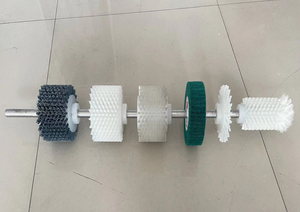 5 pièces Commercial bricolage industriel en Nylon rondelle de chaussures <span class=keywords><strong>brosse</strong></span> roue pour chaussures en laine dure et douce avec <span class=keywords><strong>jante</strong></span> intérieure tissu gouttière <span class=keywords><strong>brosse</strong></span> - Product Image 2