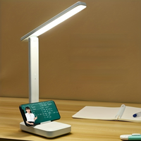 Lampe de lecture LED à piles, lampe de bureau tactile pour la protection des yeux, pour l'étude, la maison, le bureau, l'école