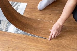 Planchers en vinyle PVC auto-adhésifs de luxe LVT, 1,5 mm, dalles de sol en plastique PVC, revêtement de sol PVC à coller, décoration - Product Image 4