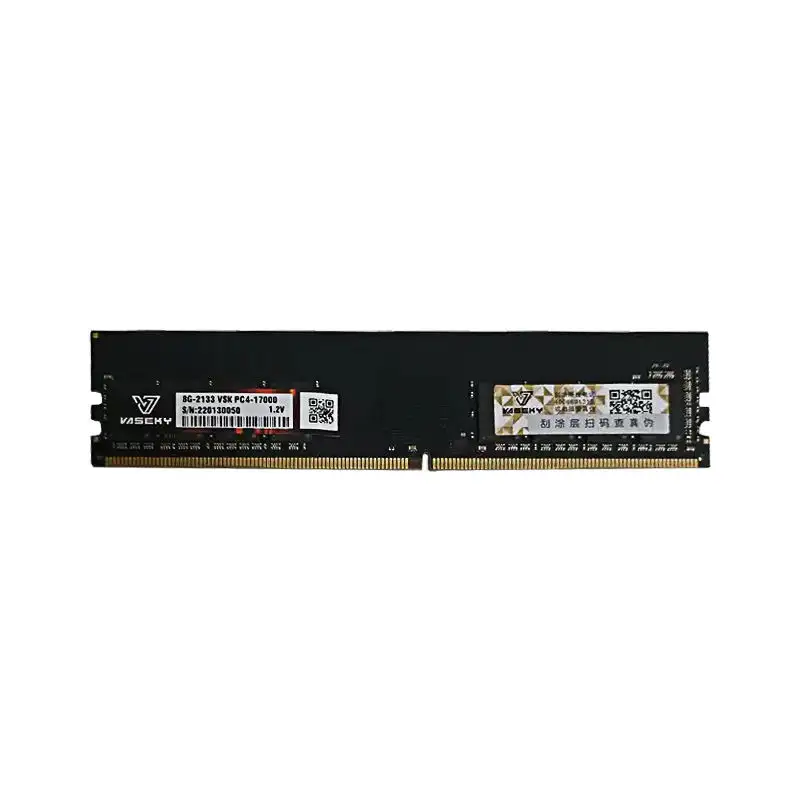 Vaseky chip originali nuovissimi 2400mhz 8gb Ddr4 Ram modulo di Memoria nero PC4 8gb Ram Memoria per Desktop