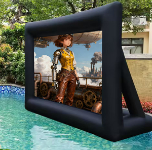 <span class=keywords><strong>Pantalla</strong></span> <span class=keywords><strong>de</strong></span> Cine Inflable <span class=keywords><strong>de</strong></span> PVC para Exteriores <span class=keywords><strong>de</strong></span> 20 pies, 4K HDR 3D, Instalación Rápida, Portátil, para Fiestas al Aire Libre - Product Image 1