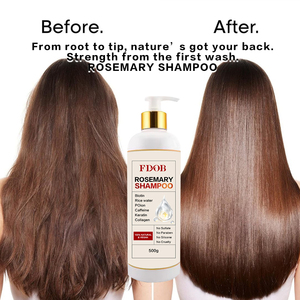 Champú Vegano Orgánico <span class=keywords><strong>Casero</strong></span> para el Control de la Caspa y Equilibrio del Aceite con Romero y Menta, Acondicionador Sin Sulfatos, Cuidado del Cabello - Product Image 1