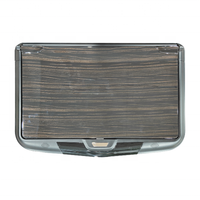 Laque à grain de bois de 15.6 pouces FHD moniteur de toit de voiture de luxe Super Slim Android moniteur de plafond toit Tv écran de voiture