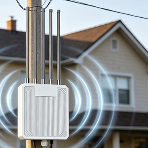 5เสาอากาศภายนอก WiFi6กลางแจ้ง AP 3000Mbps แบนด์คู่2.4G 5G ตัวรับสัญญาณสูง Booster ไร้สายเราเตอร์ PoE Injector HW3000L - Product Image 1