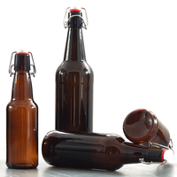 Bouteille en verre ambré de 330 ml pour la bière